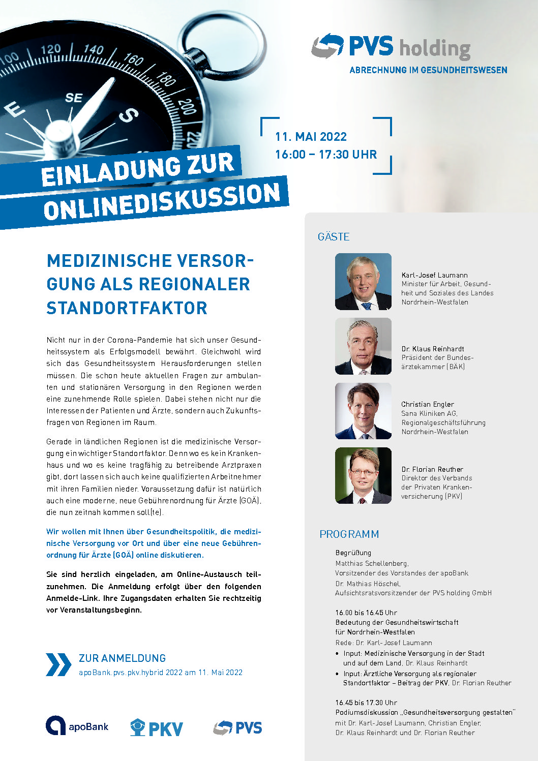 You are currently viewing Hybrid-Veranstaltung „Medizinische Versorgung als regionaler Standortfaktor“ mit Minister Laumann