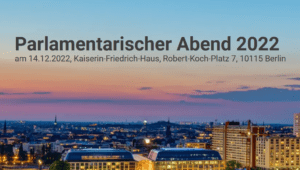 Read more about the article Einladung zum Parlamentarischen Abend der Gesundheitsregionen am 14. Dezember 2022 in Berlin